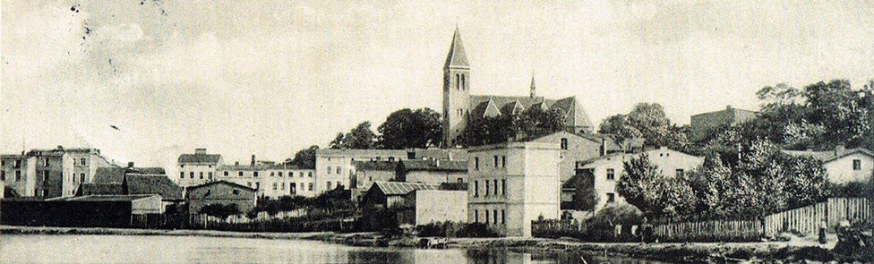 Panorama miasta Wąbrzeźno z 1904 roku.