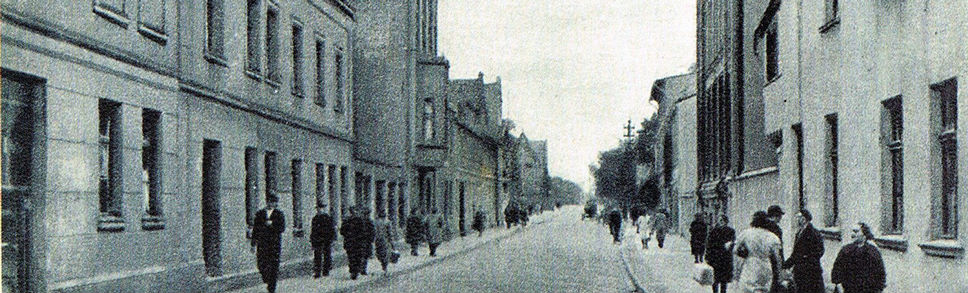 Ulica Wolności w roku 1941. To na tej ulicy znajduje się teraz Kancelaria Notarialna Michał Wituchowski